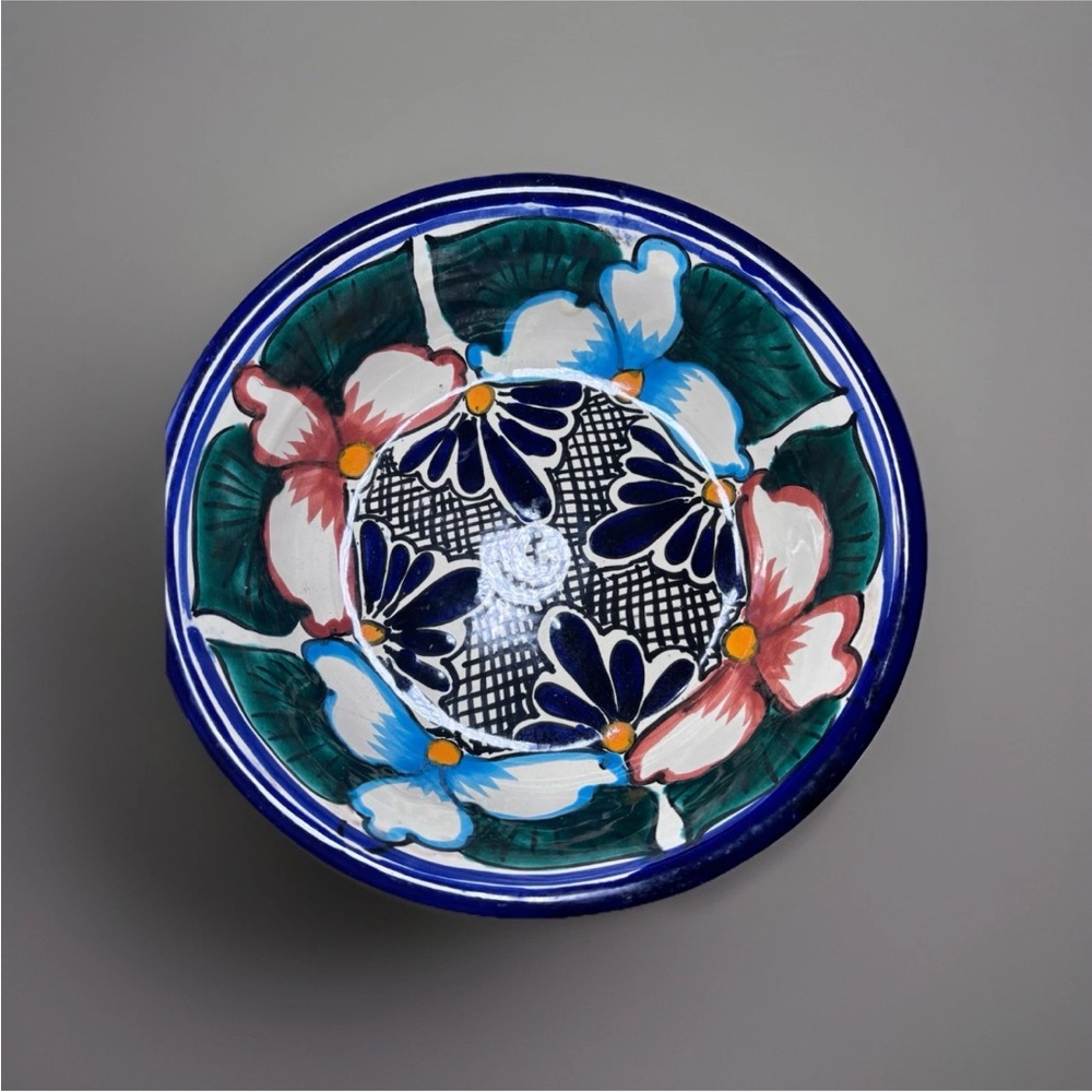 Vibrant Talavera Multicolor Ceramic Bowl - Picture 2 of 9